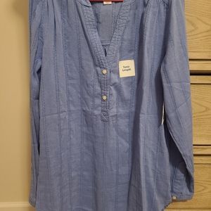 NWT Old Navy Blue Tunic Top